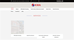 Desktop Screenshot of kwacares.org